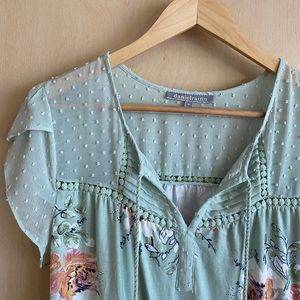 Daniel Rainn Short Sleeve Top Size M